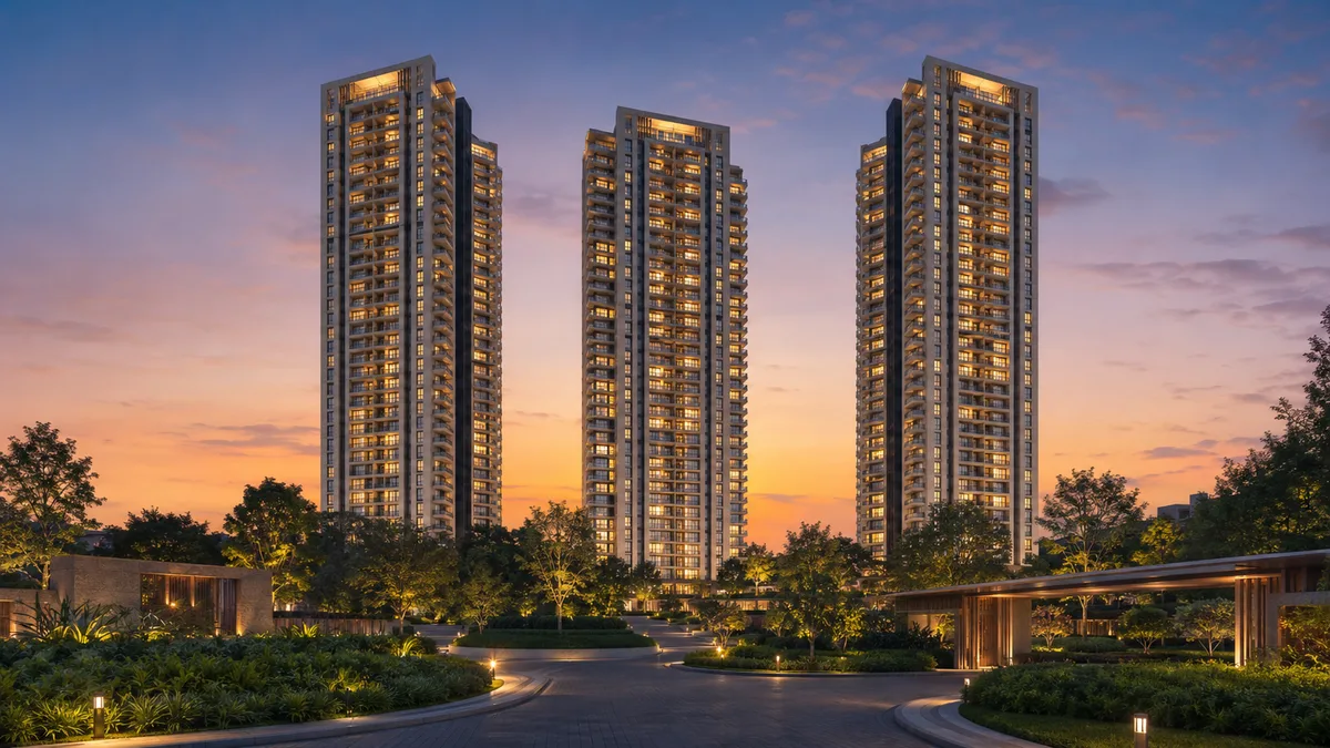 Purva Park Royale project exterior reference image